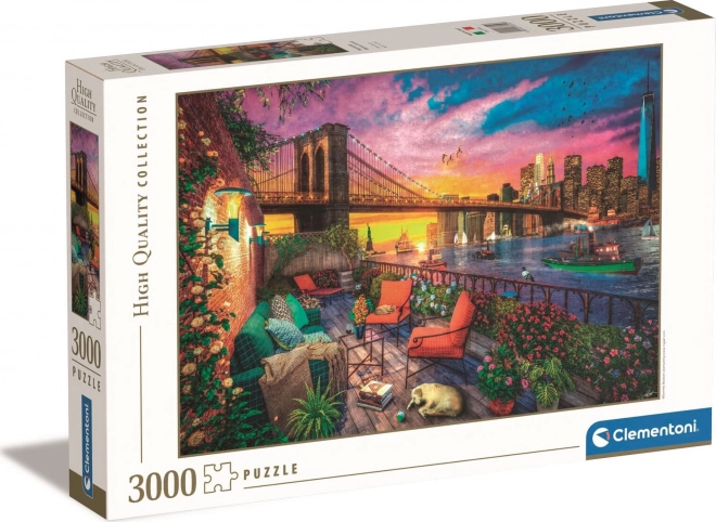 Puzzle 3000 pezzi HQ - Balcone a Manhattan