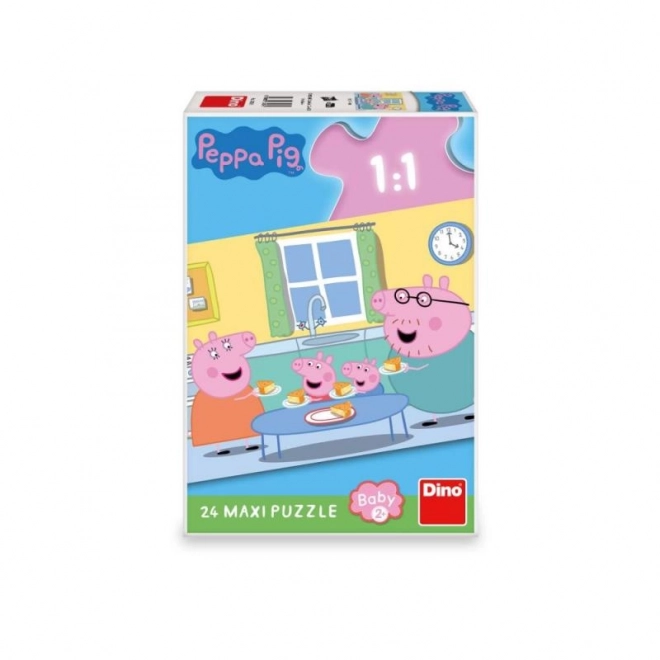 Puzzle Maxi Peppa Pig Pranzo DINO