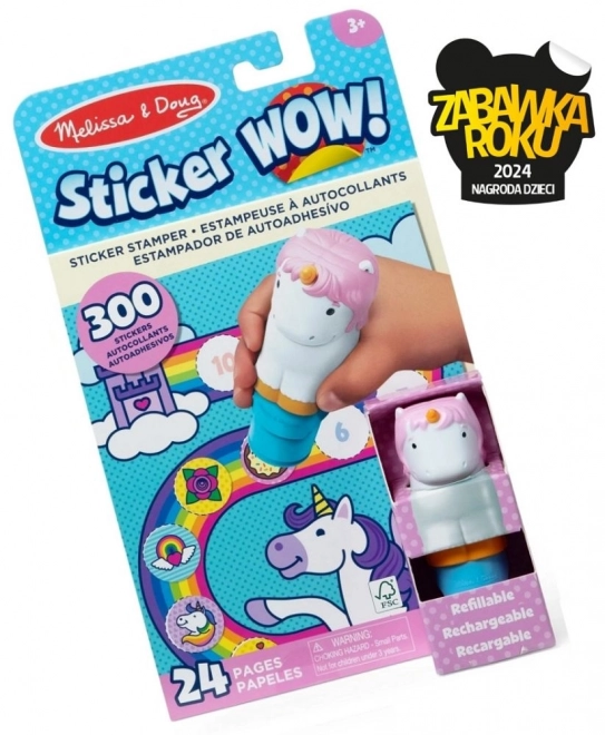 Stickers WOW! Unicorno