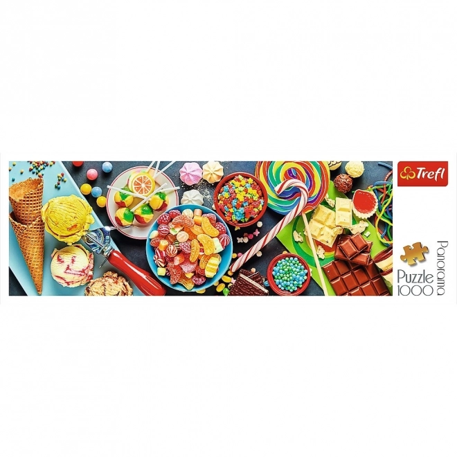 Puzzle Panoramico 1000 Pezzi Dolci Delizie