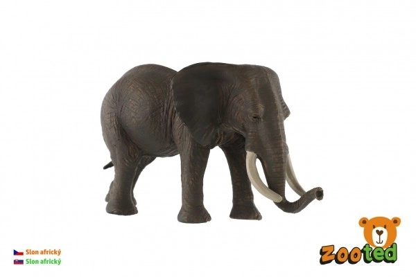 Modello in plastica di elefante africano