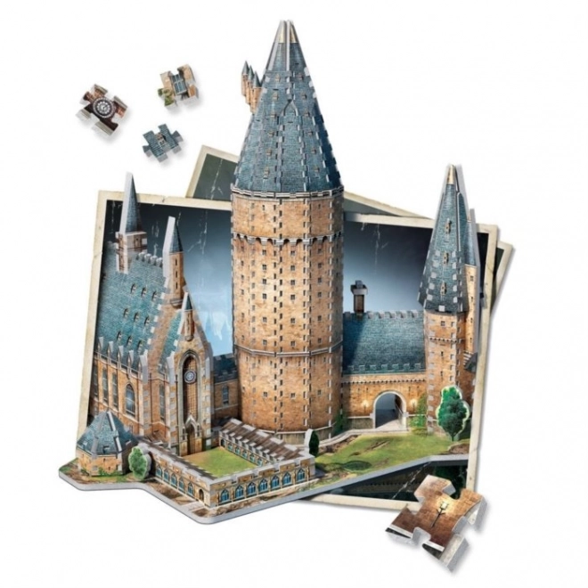 Puzzle 3D Harry Potter Sala Grande di Hogwarts