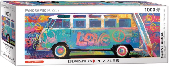 Puzzle panoramico Colore Volkswagen 1000 pezzi