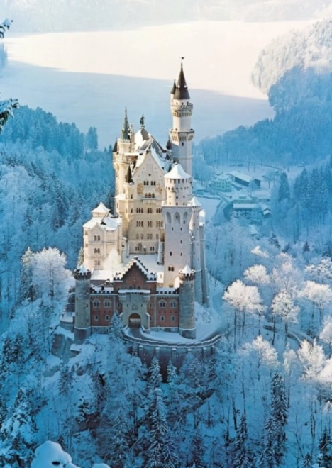 Puzzle Invernale Neuschwanstein RAVENSBURGER 1500 pezzi