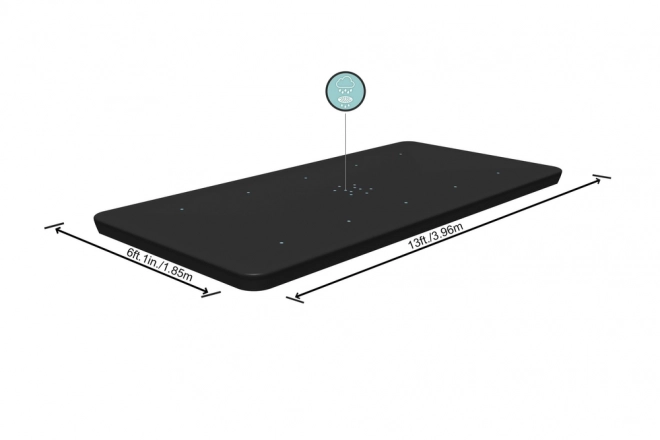 Copertura per Piscina a Telaio 404/412 cm x 201 cm Bestway