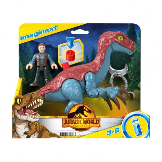 Set di Imaginext Therizinosauro e Owen di Jurassic World