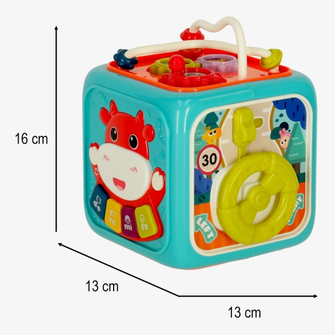 Cubo educativo interattivo Bibi-Inn 6in1 blu