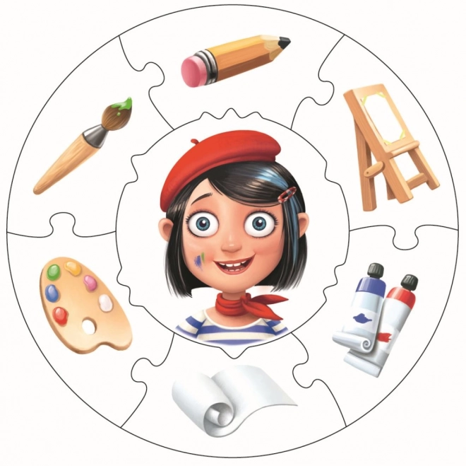 Puzzle educativi - professioni per bambini