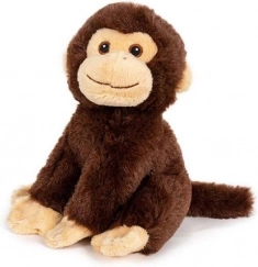 Scimmietta di peluche marrone 16 cm