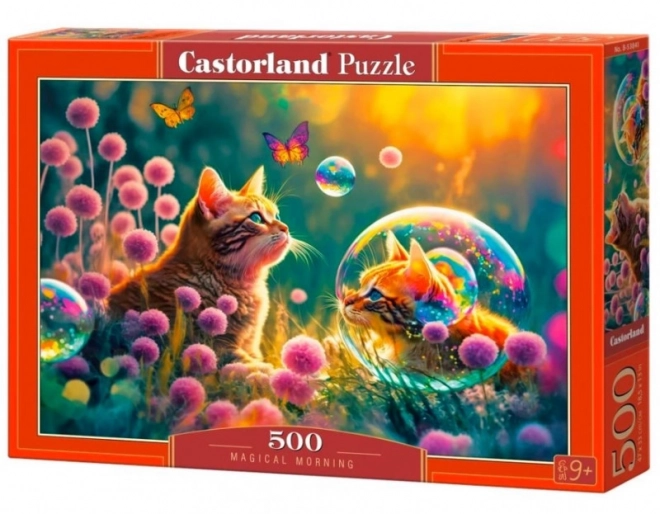 Puzzle 500 pezzi Magical Morning con Gatti