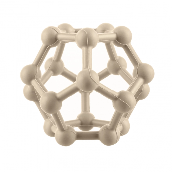 Ciuccio in silicone Atom, Beige Sabbia