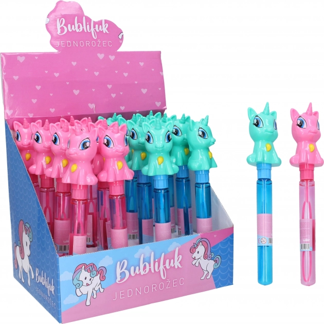 Soffiabolle con unicorno