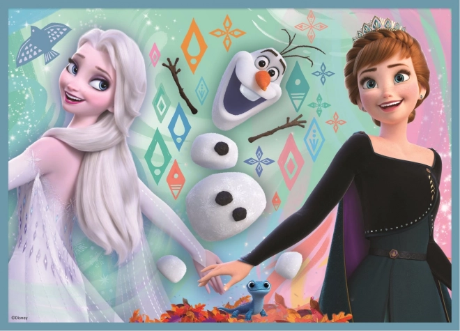 Puzzle Frozen Il Mondo Meraviglioso 4 in 1