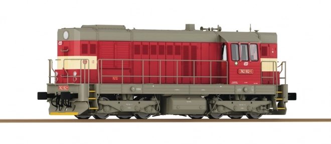 Locomotiva diesel 742 162-1 ČD
