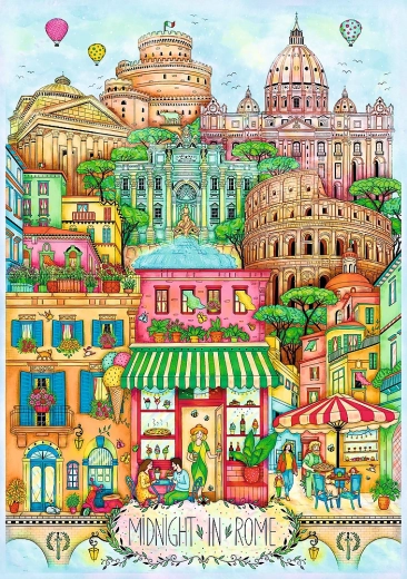 Trefl Puzzle Mezzanotte a Roma 1000 pezzi