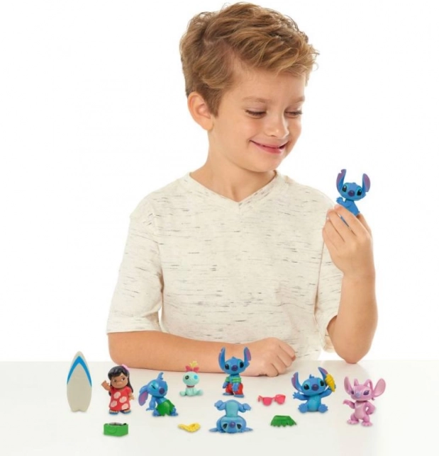 Set di figurine Stitch Deluxe