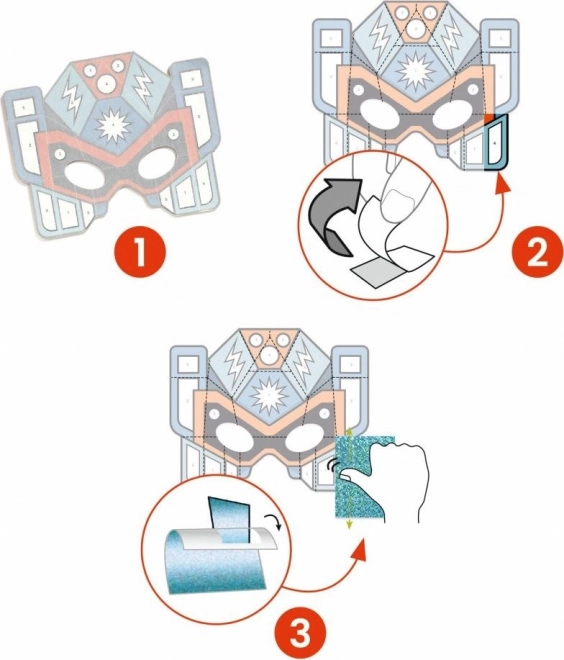 Maschere Creative Super Robot DJECO