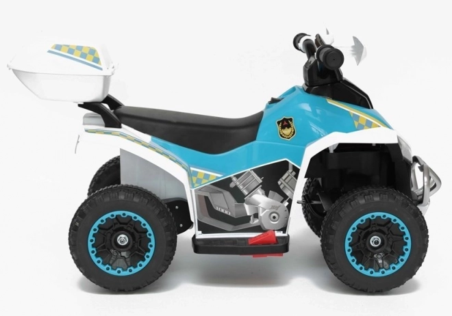 Quadriciclo Ricaricabile GTS1188-A Polizia Bianco