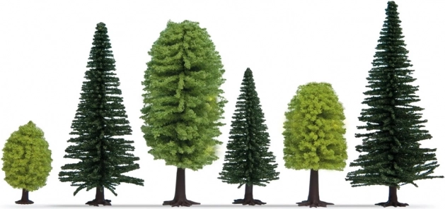 Noch Foresta Mista set di alberi 25 pz