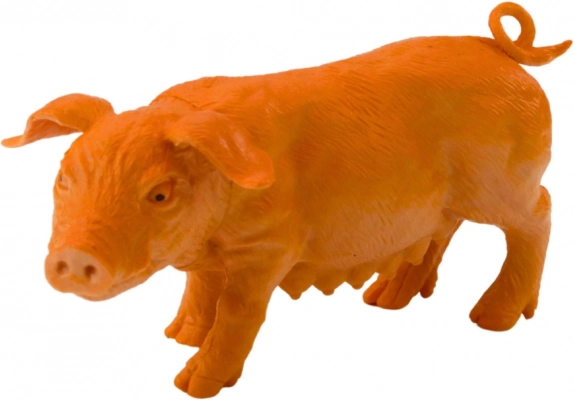 Set di figurine di animali da fattoria cavallo, capra, mucca, maiale 4 pz