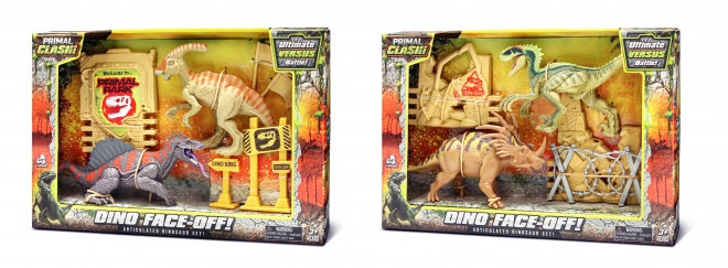 Primal Clash! Battaglia dei dinosauri 17 cm set