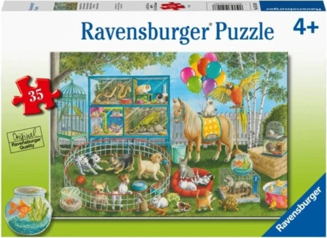 Puzzle Animali Domestici Divertenti 35 Pezzi