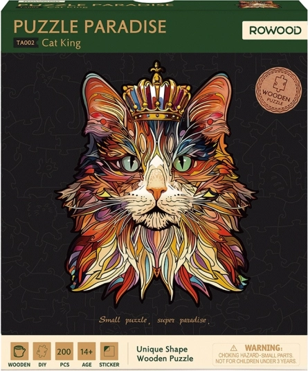 Puzzle in legno King Cat di Puzzle Paradise