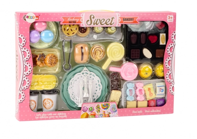 Set da Caffetteria Dolci per Bambini 50 Pezzi