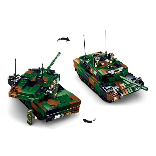 Modello di mattoncini carro armato Leopard 2A5