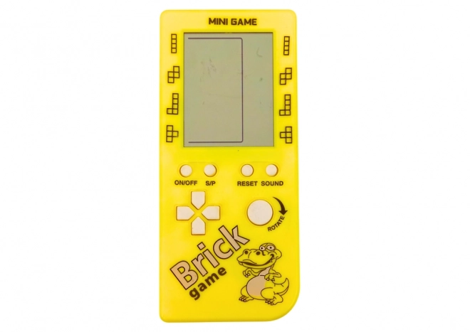 Gioco elettronico Tetris Brick Game giallo