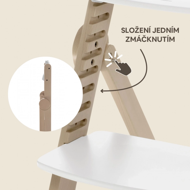 Sedia da pranzo in legno Clipp & Clapp, Nero