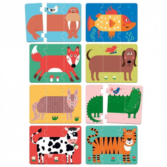 Puzzle Magellan Mix & Match Animali