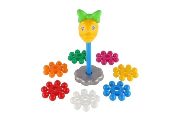 Piramide ad anelli in plastica 26cm per bambini