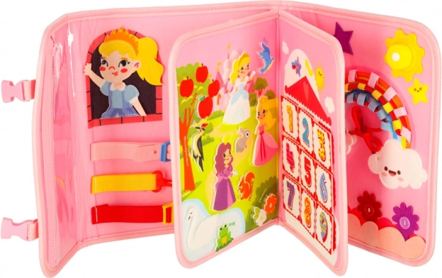 Zaino sensoriale Montessori rosa