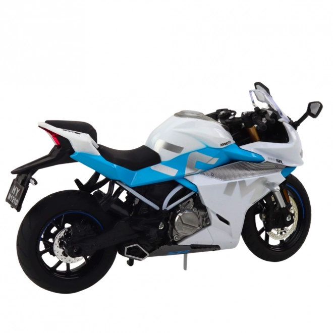 Moto sportivo in metallo con luci e suoni 1:12