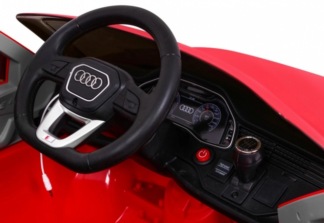 Audi Q8 Sollevatore per bambini batteria Rosso + Telecomando + EVA + Avvio lento + MP3 USB + LED