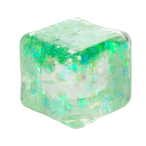 Cubo antistress modellabile in gel 6x6cm in 4 colori