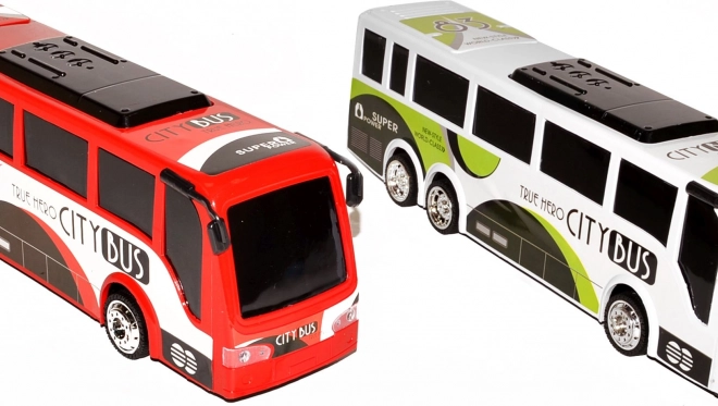 Autobus in plastica da 35 cm – 2 colori