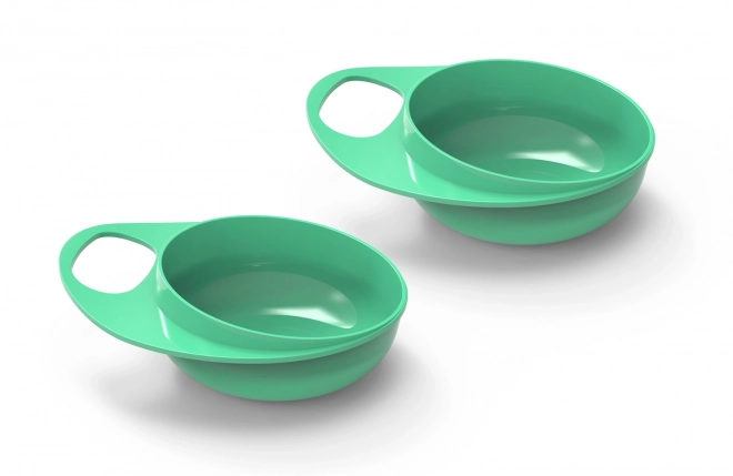 Set di ciotole in plastica Pastel Green