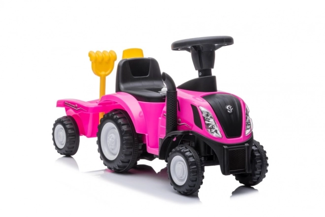 Trattore Cavalcabile Rosa New Holland