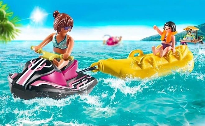 Playmobil Family Fun Pacchetto Iniziale Moto d'Acqua con Gommoncino