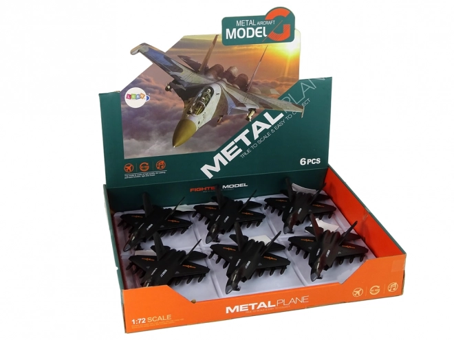 modello di aereo ad attrito nero 1:72
