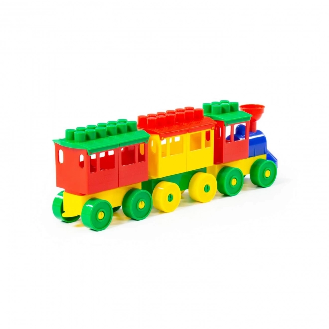 Set di trenini in plastica colorata per bambini dai 3+ anni