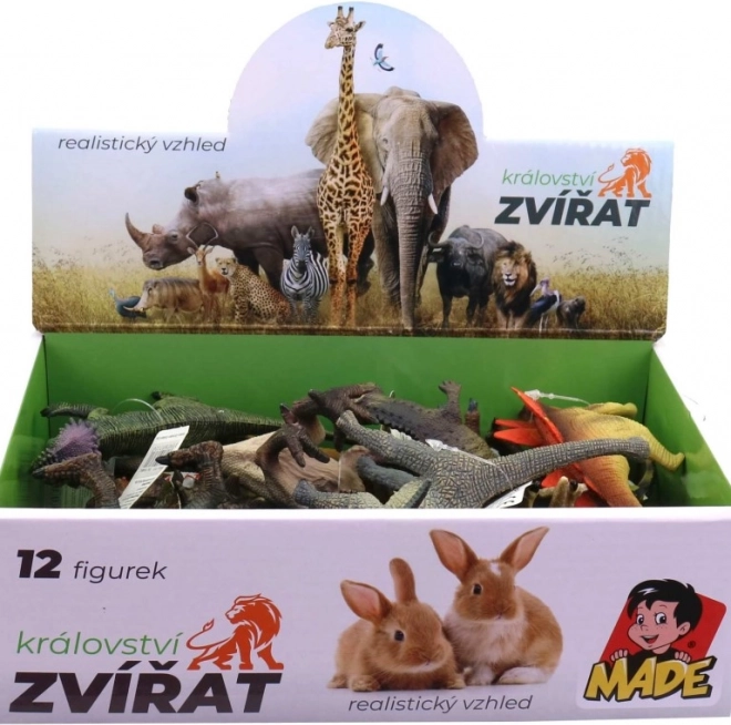 Figure di dinosauri - set di 12 pezzi