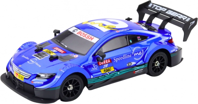 Auto da corsa RC per drift blu 30 km/h 1:16