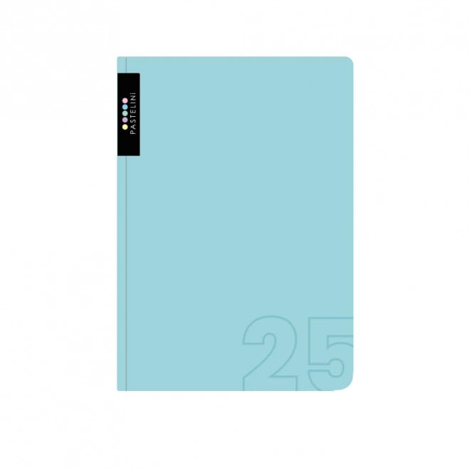 Agenda giornaliera A5 2025 PASTELINI blu