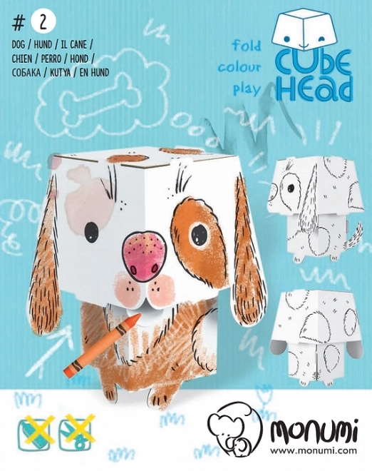 Colora e Assembla 3D - Cane