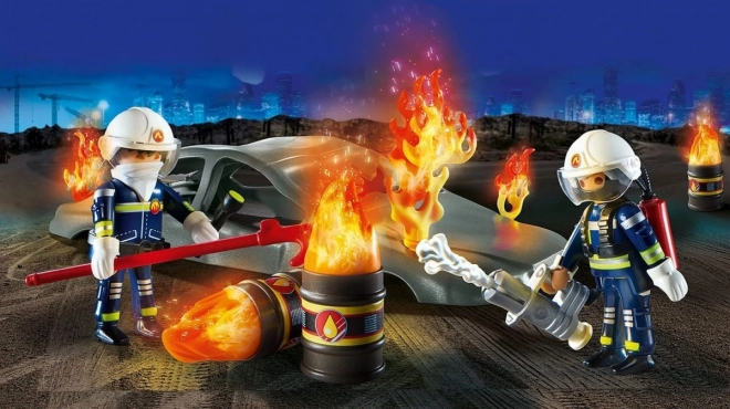 Playmobil City Action Set Addestramento Vigili del Fuoco