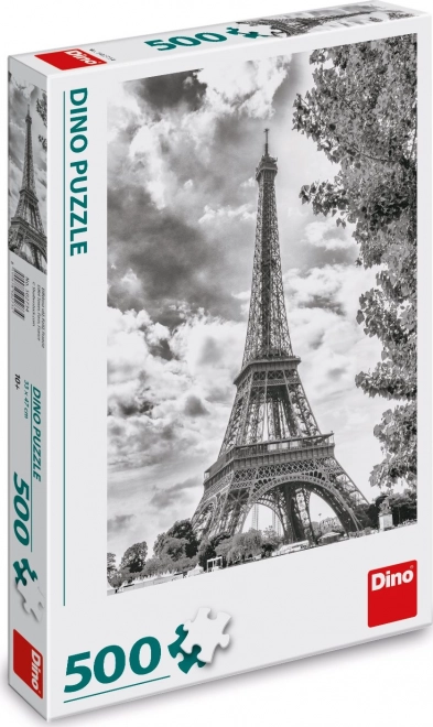 Puzzle Torre Eiffel in bianco e nero 500 pezzi