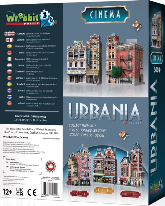 Puzzle 3D Urbania Cinema 300 Pezzi